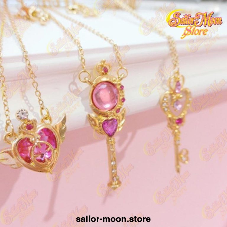 Sailor Moon Loving Wand Crystal Pendant Necklace Sailor Moon Store