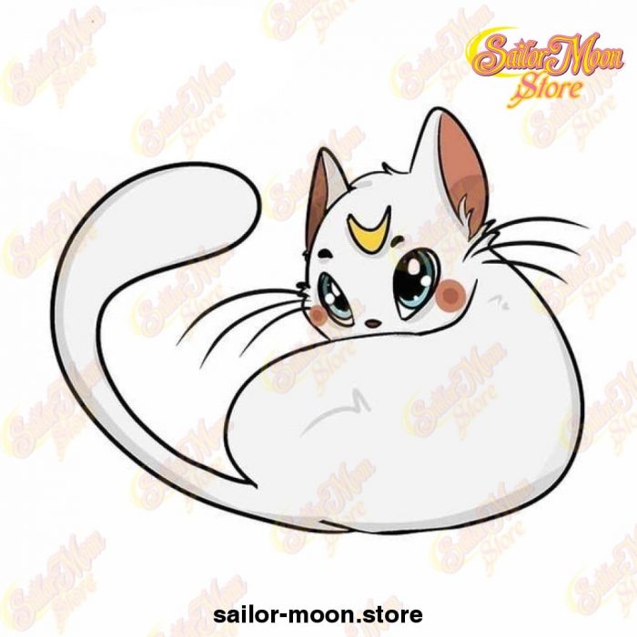 13Cm X 12.3Cm Sailor Moon Cat Car Stickers Waterproof Style 1