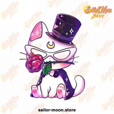13Cm X 12.3Cm Sailor Moon Cat Car Stickers Waterproof Style 4