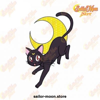 13Cm X 12.3Cm Sailor Moon Cat Car Stickers Waterproof Style 8