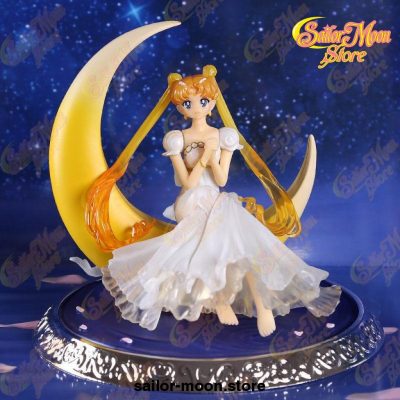 14Cm Super Sailor Moon Dolls Pvc Action Figure Wings Cake Decoration