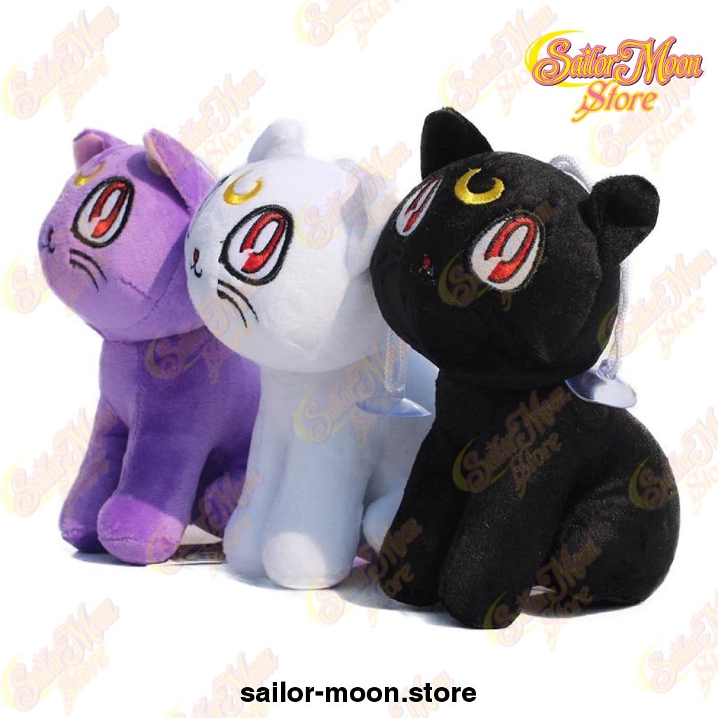 Details about   Anime Sailor Moon luna the black cat plush doll Cartoon Plush Doll 18cm 