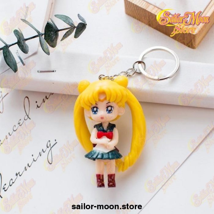 2021 Cute Sailor Moon Chibi Keychain Style 1