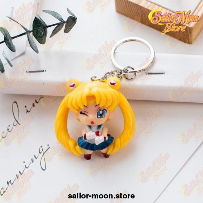 2021 Cute Sailor Moon Chibi Keychain Style 9