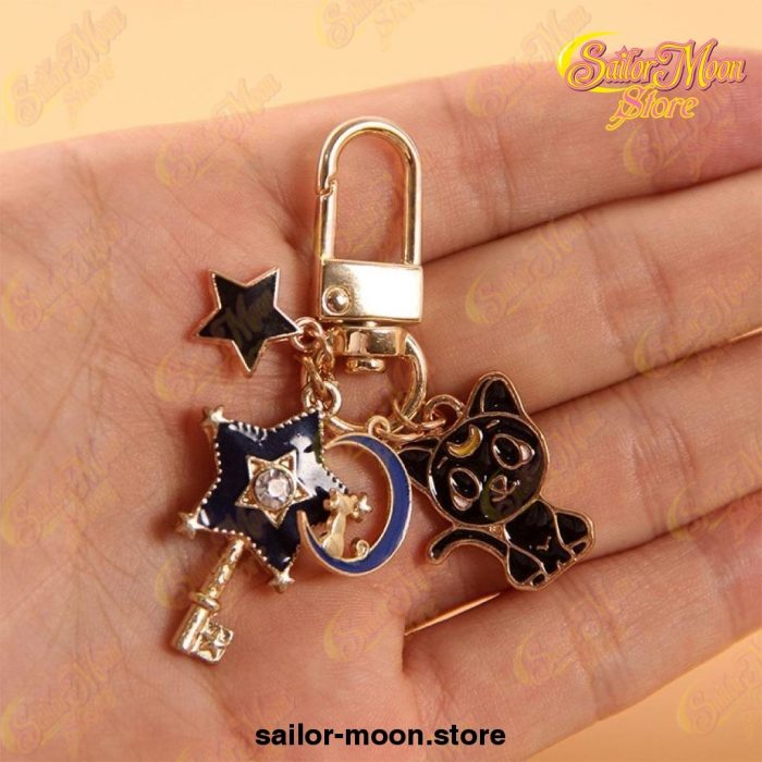 2021 New Sailor Moon Cat Alloy Metal Keychain