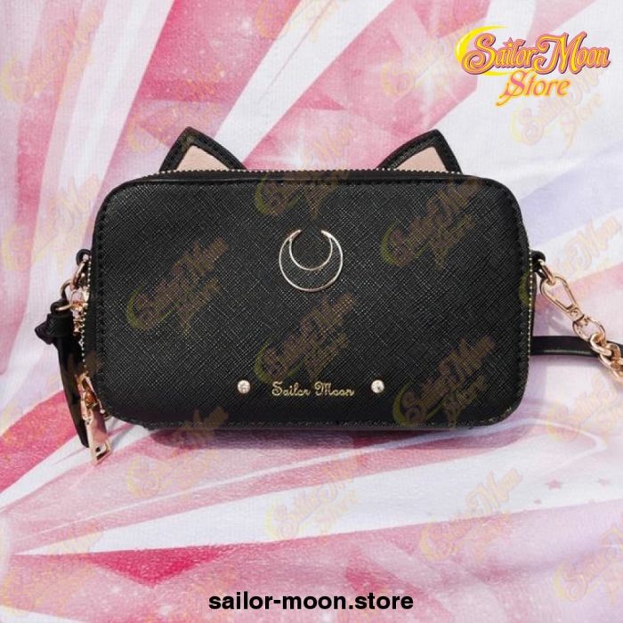 2021 Sailor Moon Luna Artemis Shoulder Bag Wallet Black