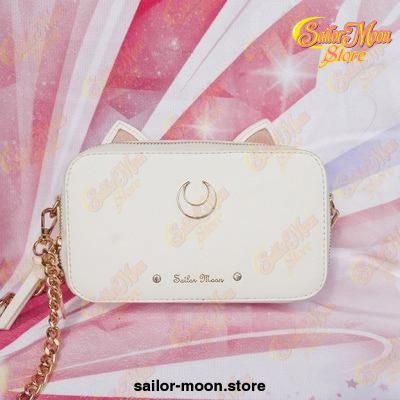 2021 Sailor Moon Luna Artemis Shoulder Bag Wallet White