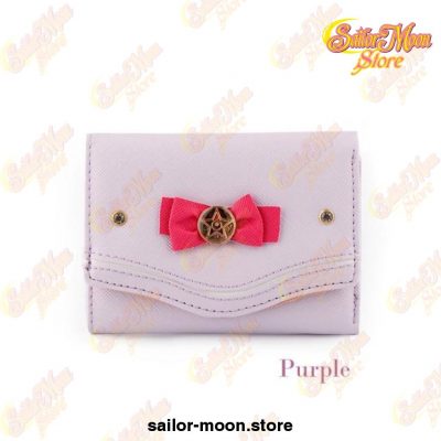 2021 Sailor Moon Short Wallet Candy Fashion Purple
