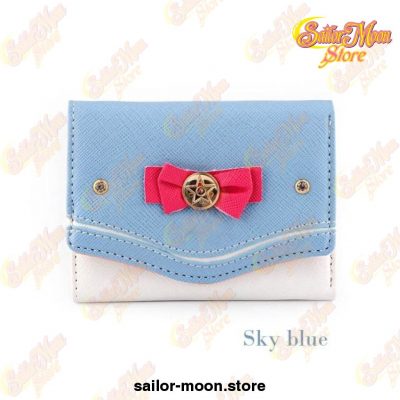 2021 Sailor Moon Short Wallet Candy Fashion Sky Blue