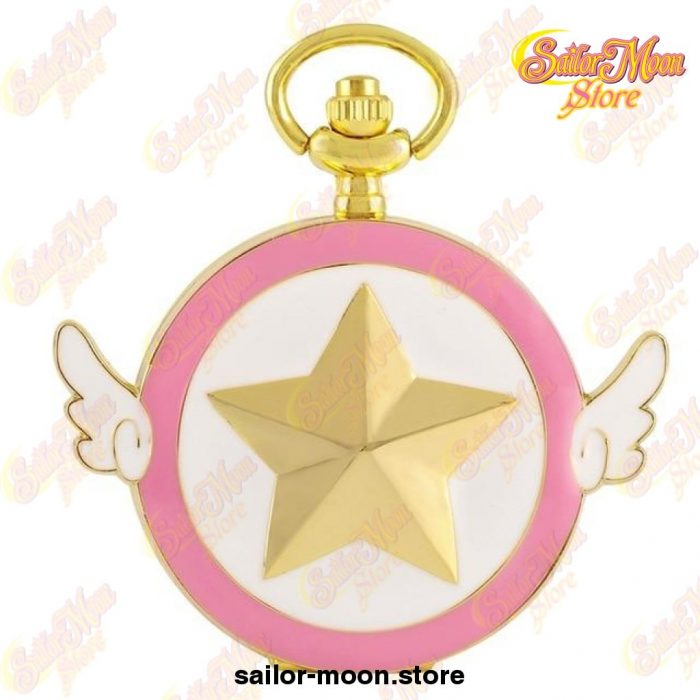 7 Types Japanese Sailor Moon Quartz Pocket Watch Fashion Unique Necklace Style 3
