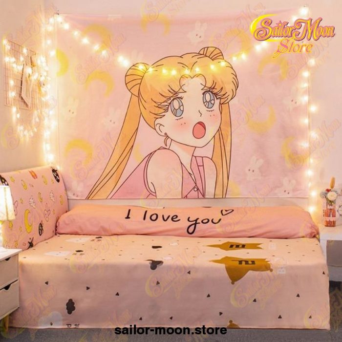 Come On Sailor Moon Tapestry Wall Decor