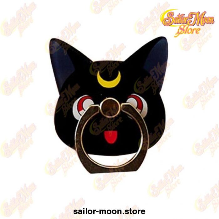 Hot Sailor Moon Phone Buckle Stretch Bracket Black