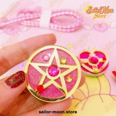 Hot Sailor Moon Phone Buckle Stretch Bracket Pink