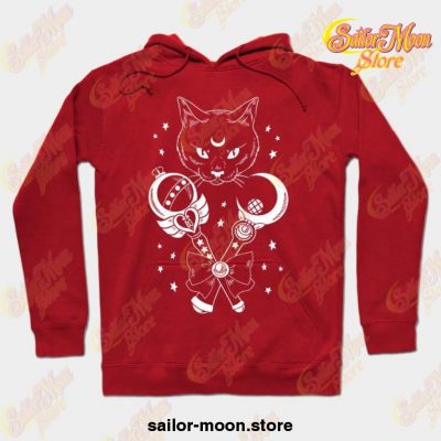 In The Name Of Moon Hoodie Red / S