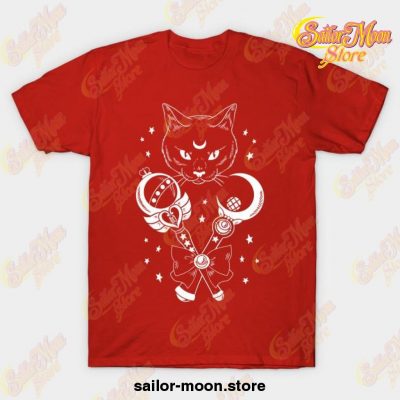 In The Name Of Moon T-Shirt Red / S