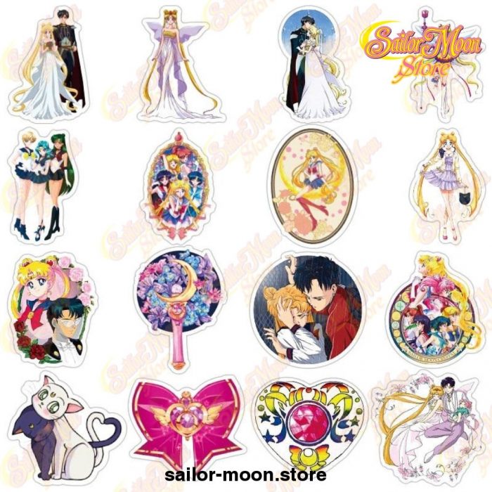 New 10/30/50Pcs/pack Sailor Moon Stickers