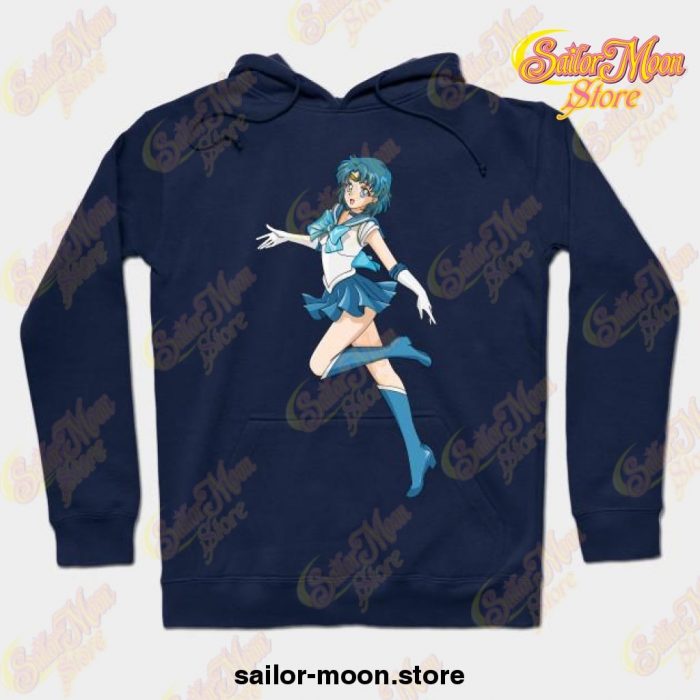 Sailor Mercury Hoodie Navy Blue / S