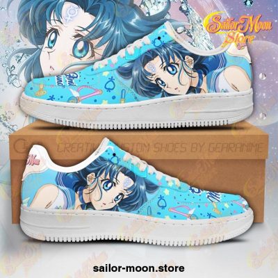 Sailor Mercury Sneakers Moon Anime Shoes Fan Gift Pt04 Men / Us6.5 Air Force