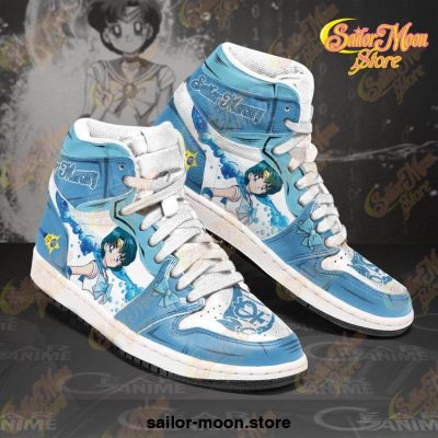 Sailor Mercury Sneakers Moon Anime Shoes Mn11 Jd