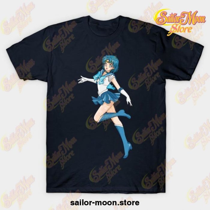 Sailor Mercury T-Shirt Navy Blue / S