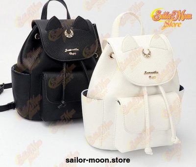 Sunwel Fashion Women Kawaii Handbag Moon Sailor Luna Cosplay Messenger Crossbody Cat Purse Sequin Satchel Shoulder Bag 