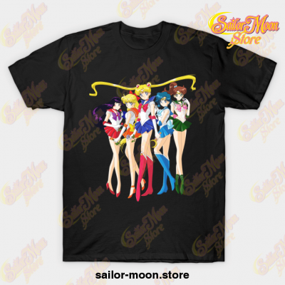 Sailor Moon 25Th Anniversary T-Shirt Black / S