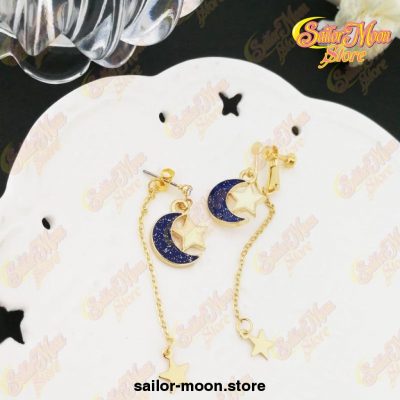 Sailor Moon 25Th Cosplay Earring Girl Blue Star