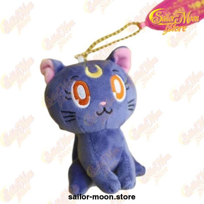 Sailor Moon Cat Cute Plush Stuffed Doll Purple 10Cm