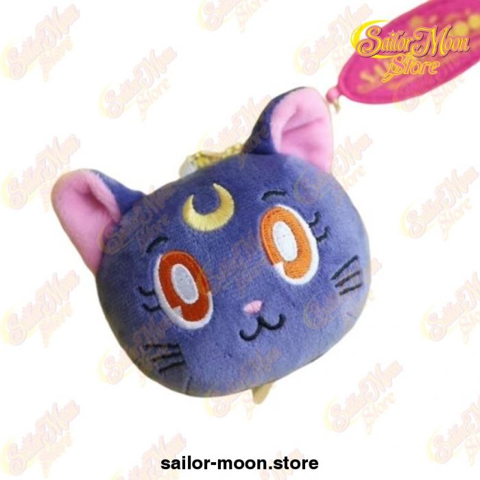 Sailor Moon Cat Cute Plush Stuffed Doll Purple 6Cm