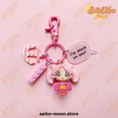 Sailor Moon Cat Lady Cute Keychain Style 1