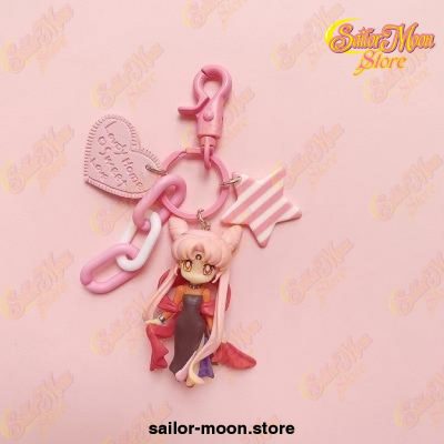 Sailor Moon Cat Lady Cute Keychain Style 5