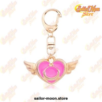 Sailor Moon Cat Mouse Star Wand Heart Angel Wings Pendants Keychains Style 7