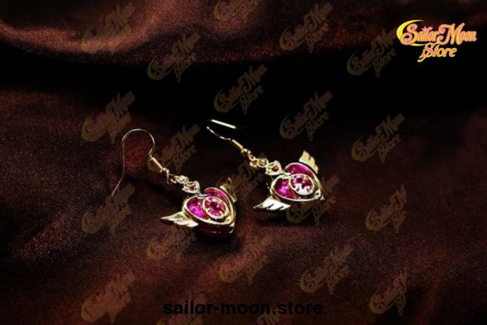 Sailor Moon Crystal Pendant Necklace & Rings Girl Earring