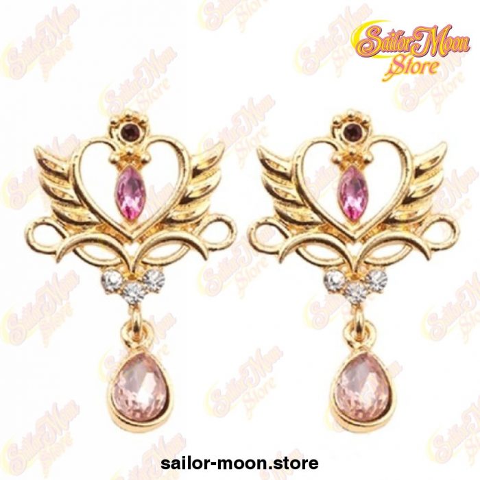 Sailor Moon Earrings Cosplay Princess Queen Serenity Tiara Stud Earring