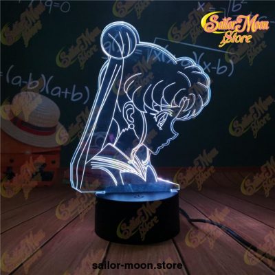 Sailor Moon Face Led Lamp Night Light For Girls Bedroom Decor