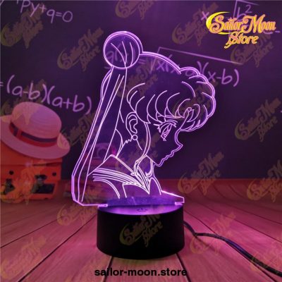 Sailor Moon Face Led Lamp Night Light For Girls Bedroom Decor
