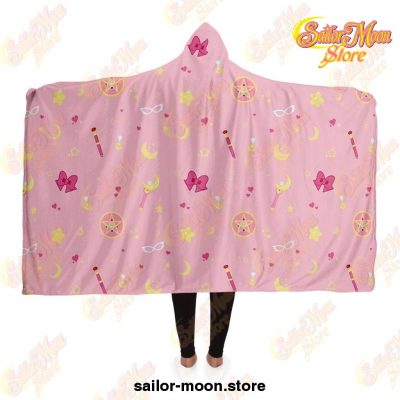 Sailor Moon Hooded Blanket #04 Adult / Premium Sherpa - Aop
