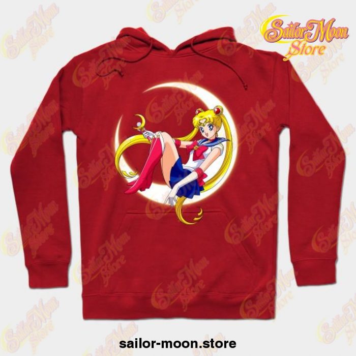 Sailor Moon Hoodie 02 Red / S