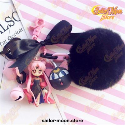 Sailor Moon Keychain Luna Cat Figure Toy Cute For Bag Charms