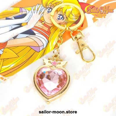 Sailor Moon Keychain Pendant Jewelry Heart-Shaped Style1