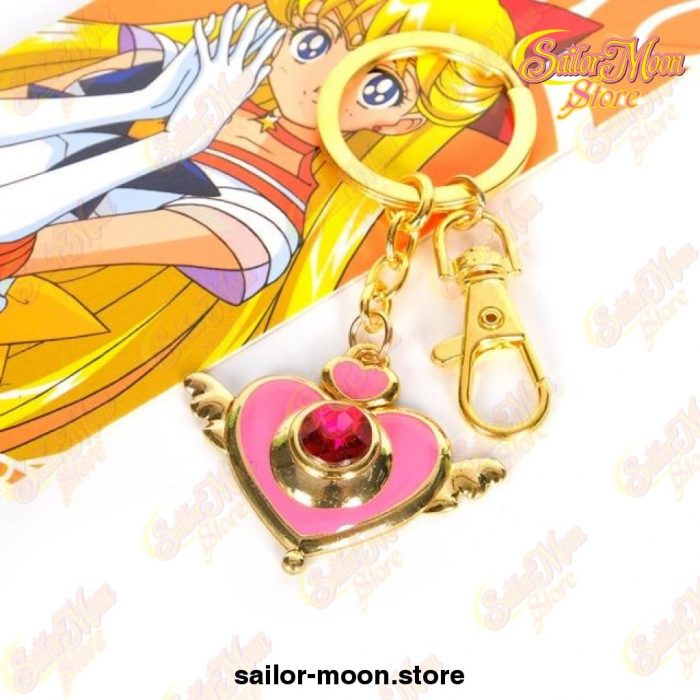 Sailor Moon Keychain Pendant Jewelry Heart-Shaped Style3