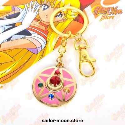 Sailor Moon Tsukino Usagi Pretty Guardian Necklace Pendant  Keychain 5pcs/Set 