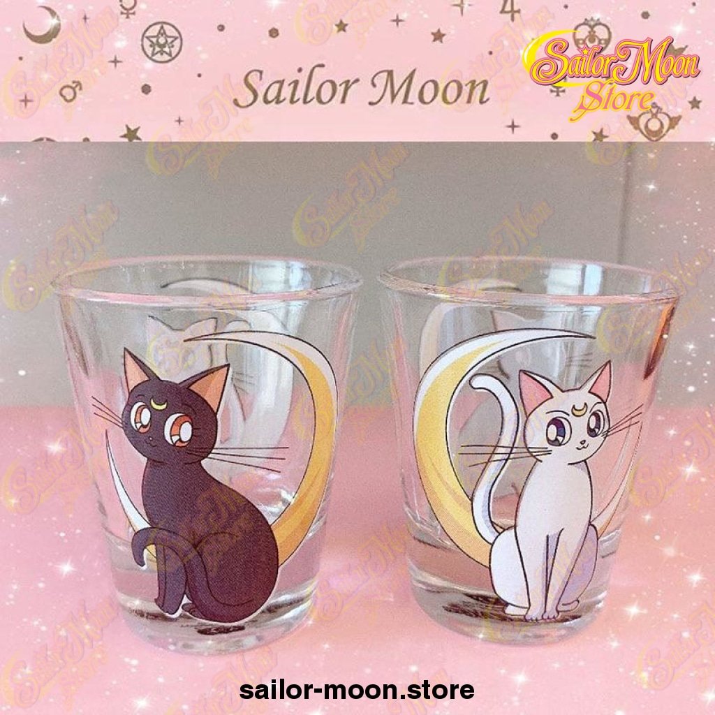Sailor Moon Luna and Artemis Tea Cup (6 oz)