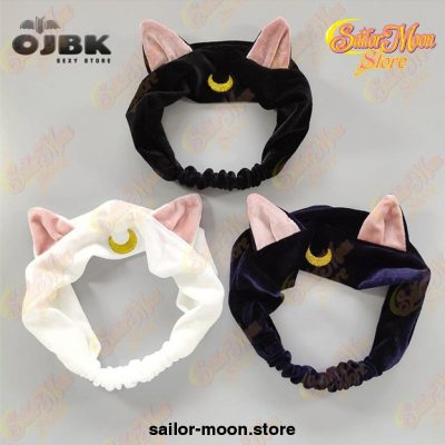 Sailor Moon Luna Cat Ears Hairband Hair Accessory Headband
