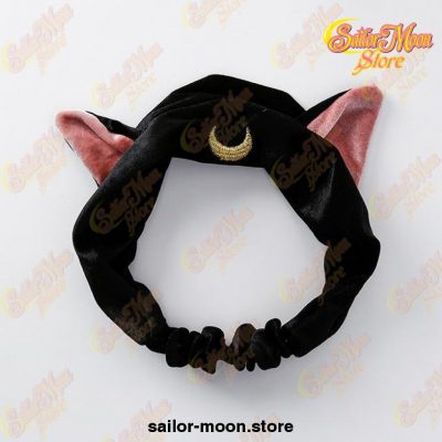 Sailor Moon Luna Cat Ears Hairband Hair Accessory Headband Black