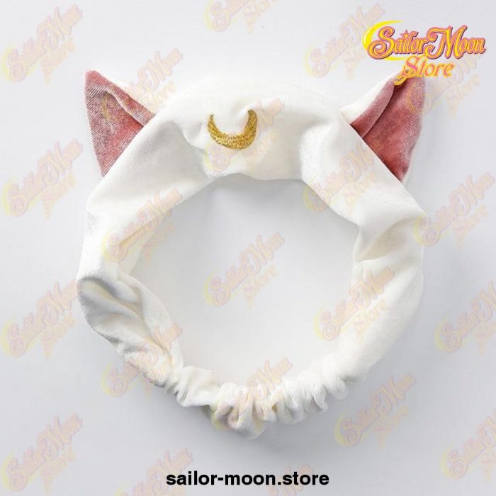 Sailor Moon Luna Cat Ears Hairband Hair Accessory Headband White