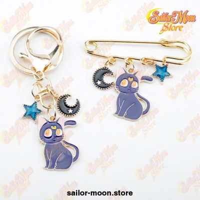 Sailor Moon Luna Cat Trinket Keychain