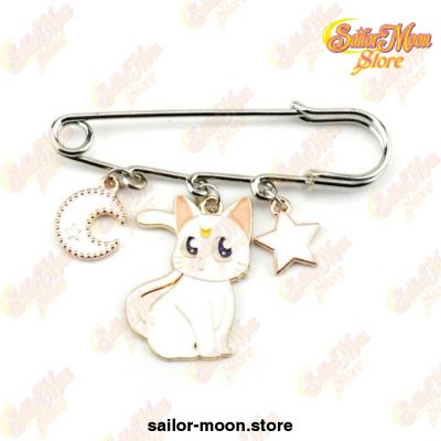 Sailor Moon Luna Cat Trinket Keychain White 2