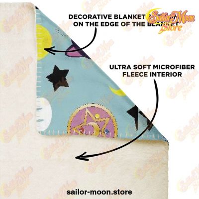 Sailor Moon Microfleece Blanket #03 Premium - Aop