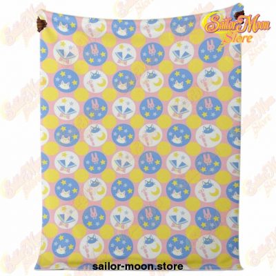 Sailor Moon Microfleece Blanket #04 Premium - Aop